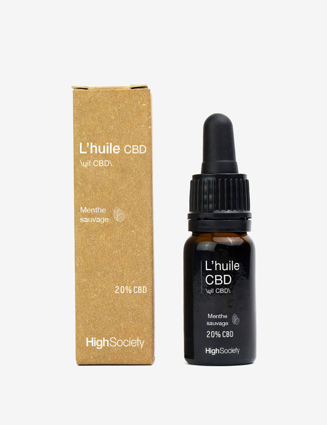 Broad Spectrum 20% CBD-Öl - Wilde Minze