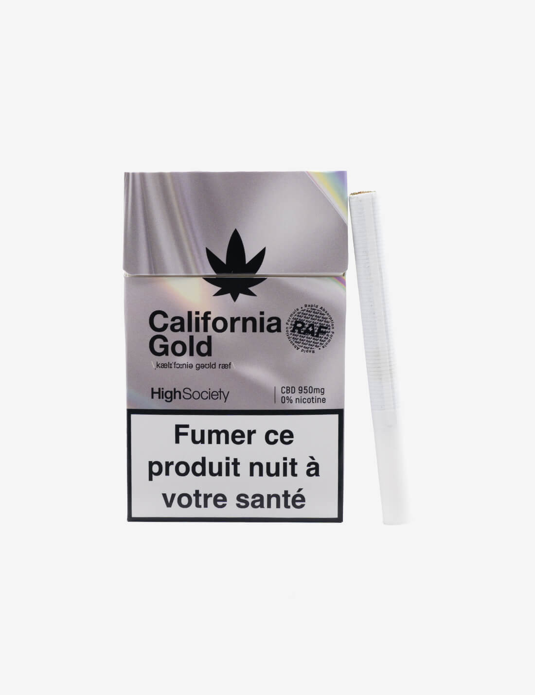 Packung mit 20 Zigaretten RAF California Gold