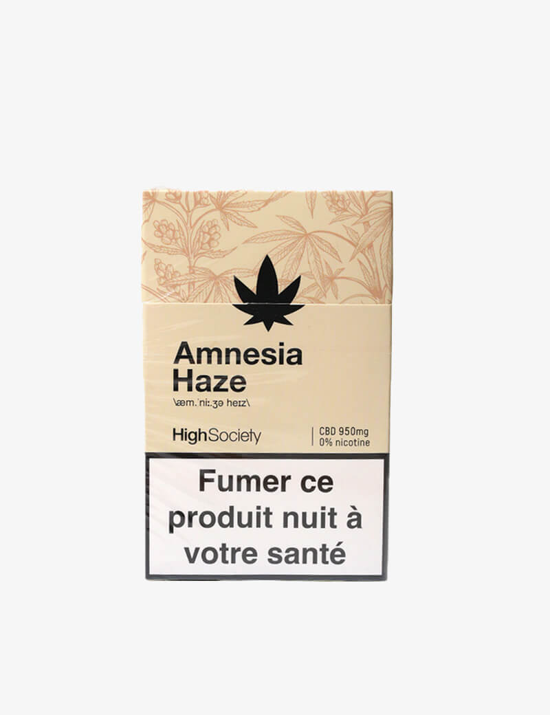Packung mit 20 Zigaretten Amnesia Haze
