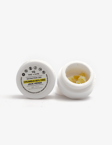 🎁 Crumble Jack Herer – 85 % CBD (100 % Rabatt)